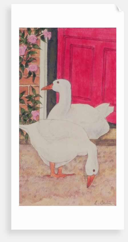 Ducks by the Open Door by Linda Benton
