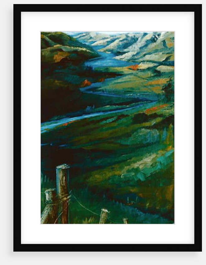 Akaroa, New Zealand, 1997South Island landscape by Lee Campbell