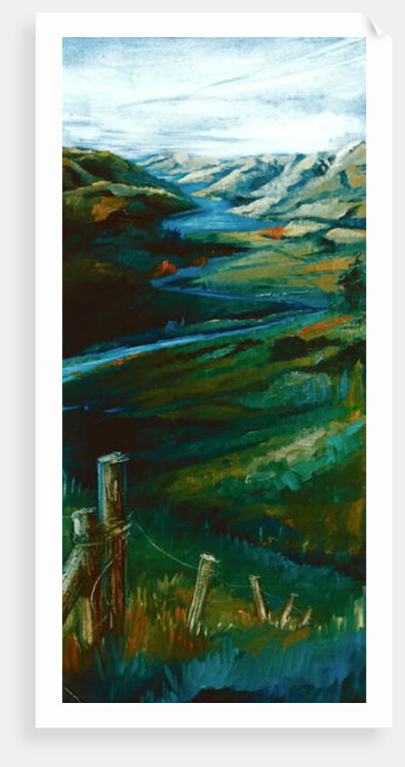 Akaroa, New Zealand, 1997South Island landscape by Lee Campbell