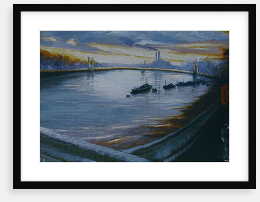 Albert Bridge, Chelsea, 2000 River Thames by Lee Campbell