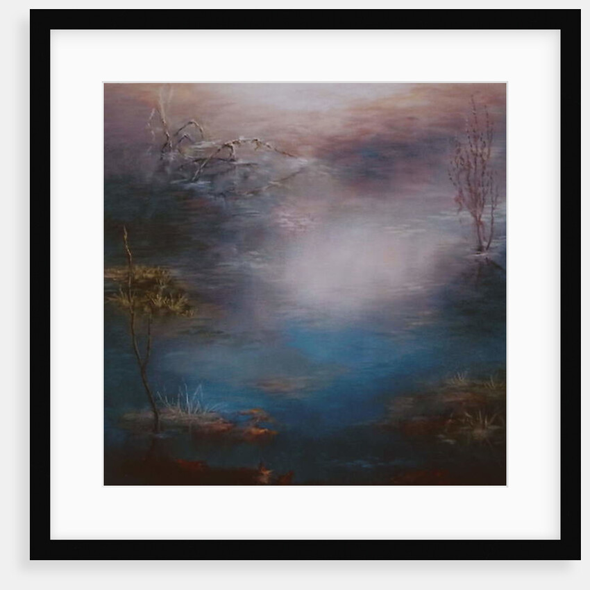 High Tide, 2007 Semi abstract misty water by Lee Campbell