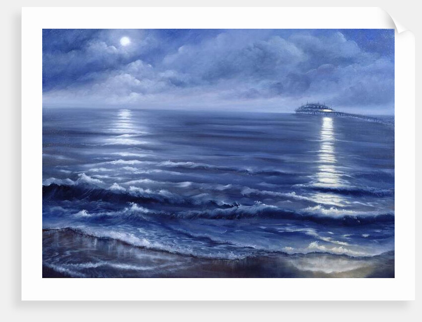 Where Ghosts Dance, 2006 Brighton pier, seascape by Lee Campbell