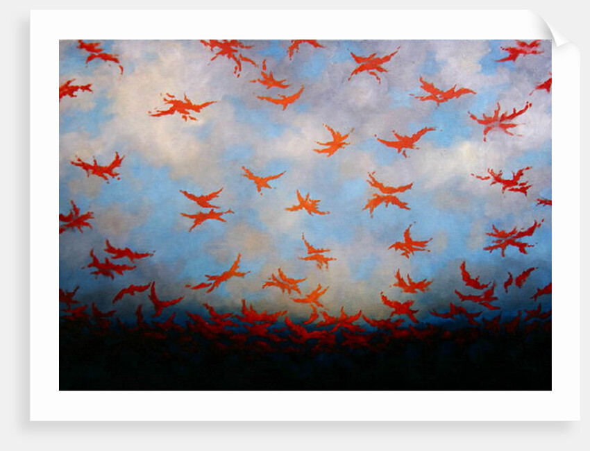 Fragments, 2006 leaves clouds by Lee Campbell