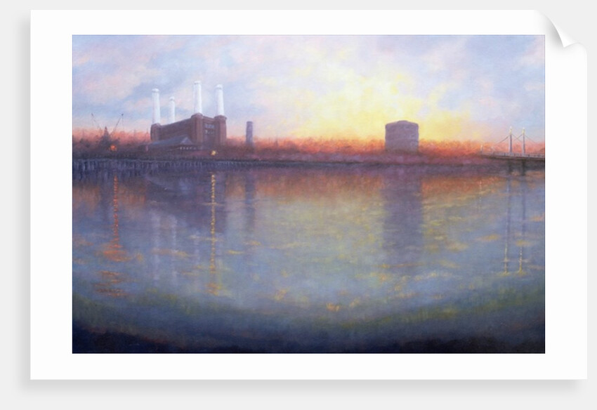 Old Battersea, 2006 river Thames by Lee Campbell