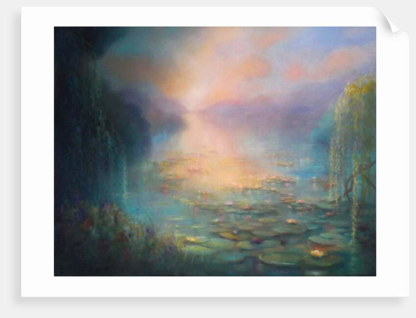 Tranquility, 2016Misty river. by Lee Campbell