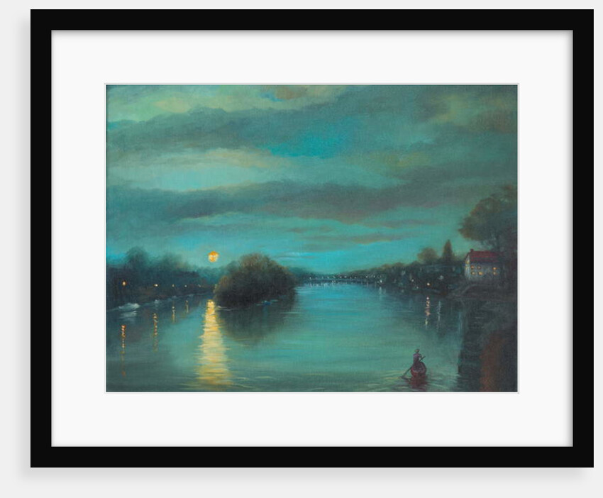 Richmond Dusk, 2017Thames from Richmond Bridge. by Lee Campbell