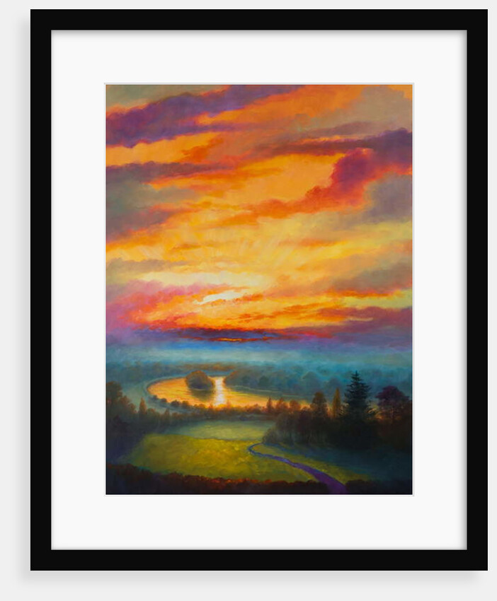 Rainbow Sky Petersham Meadow, 2017,Landscape by Lee Campbell