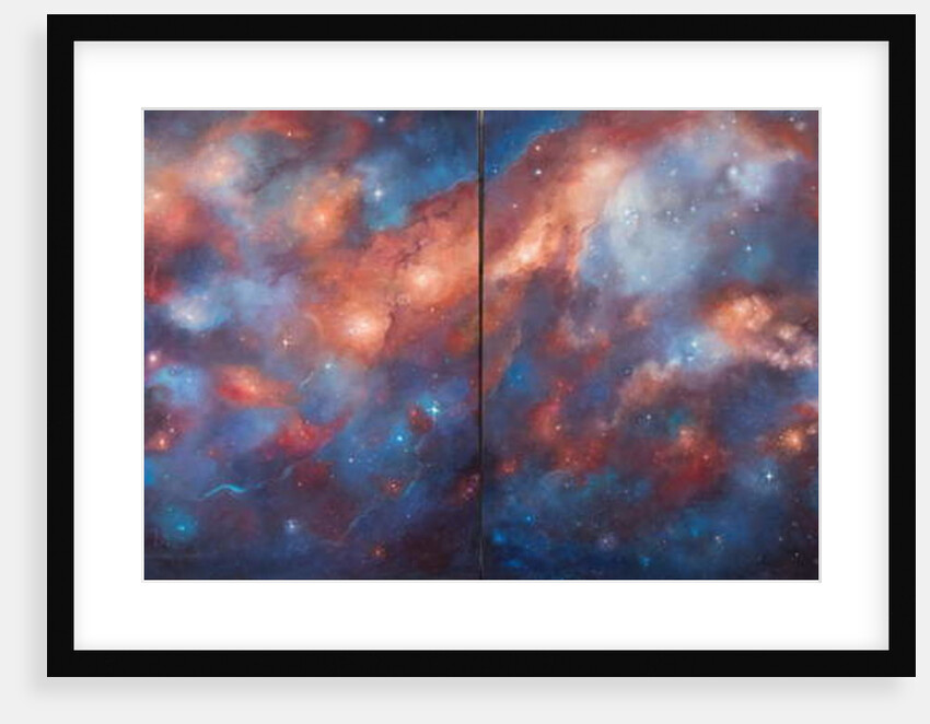 Cosmos I & II, 2017astronomy, stars and nebulae by Lee Campbell