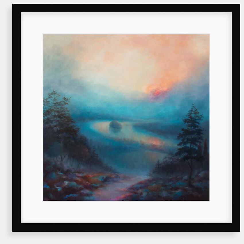 Misty Blue, 2017, landscape by Lee Campbell