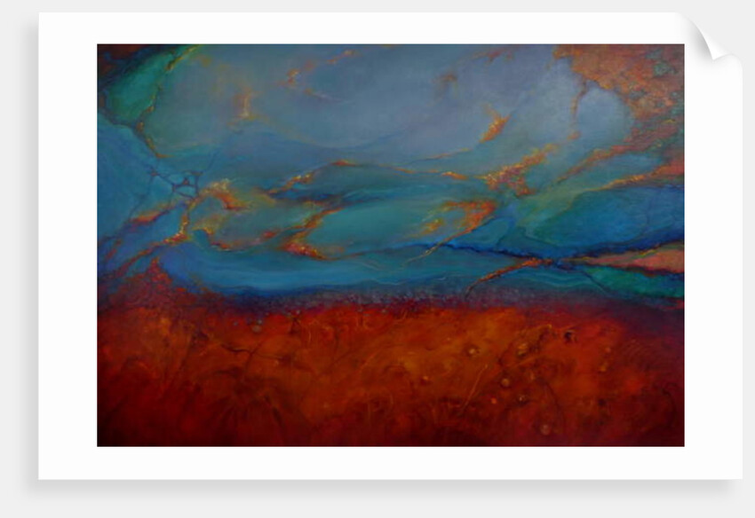 Opal and Amber, 2018 Textured abstract. by Lee Campbell