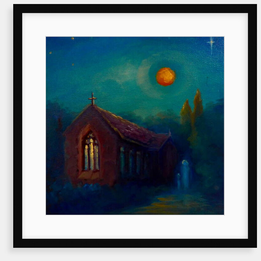 Night Moves II, 2019Architecture, church by Lee Campbell