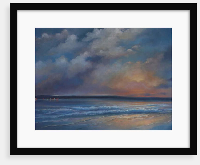 Blue Velum 2013 Beach & clouds by Lee Campbell