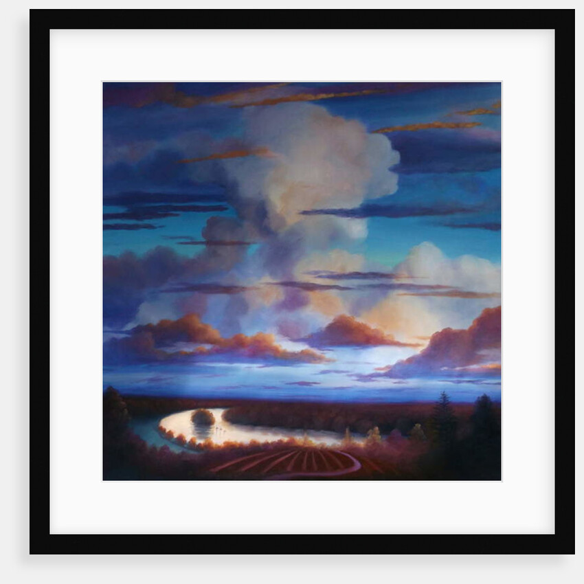 Big Sky 2012 Clouds above landscape by Lee Campbell