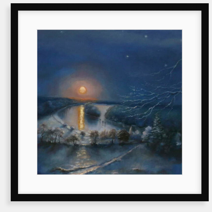 Frozen Blue 2011 Landscape Winter by Lee Campbell