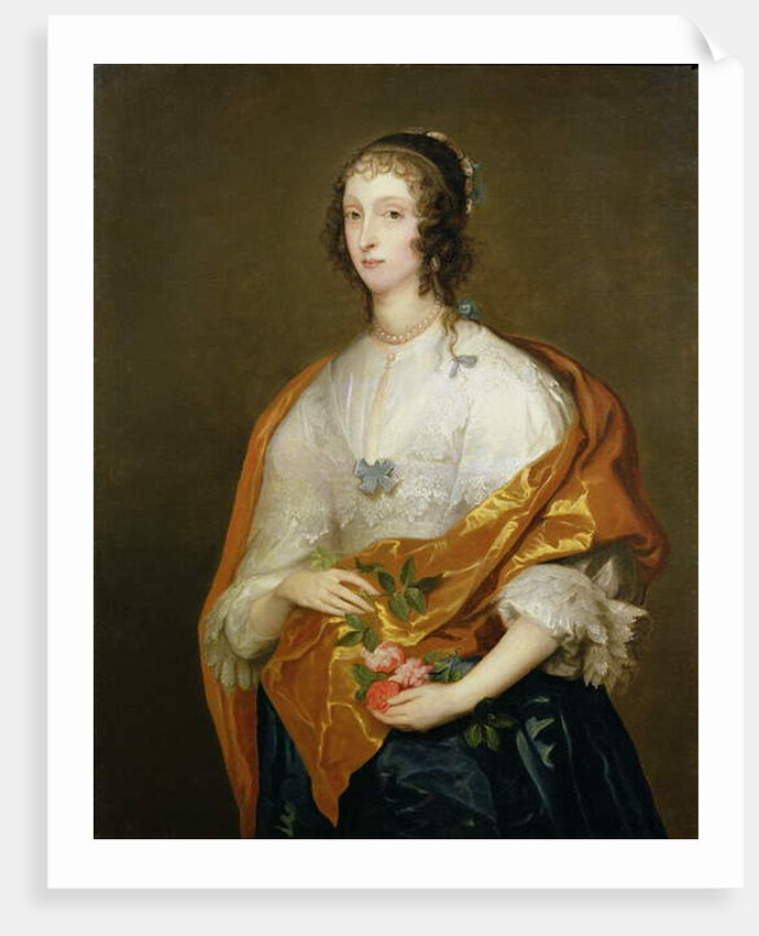 Queen Henrietta Maria by Anthony van Dyck