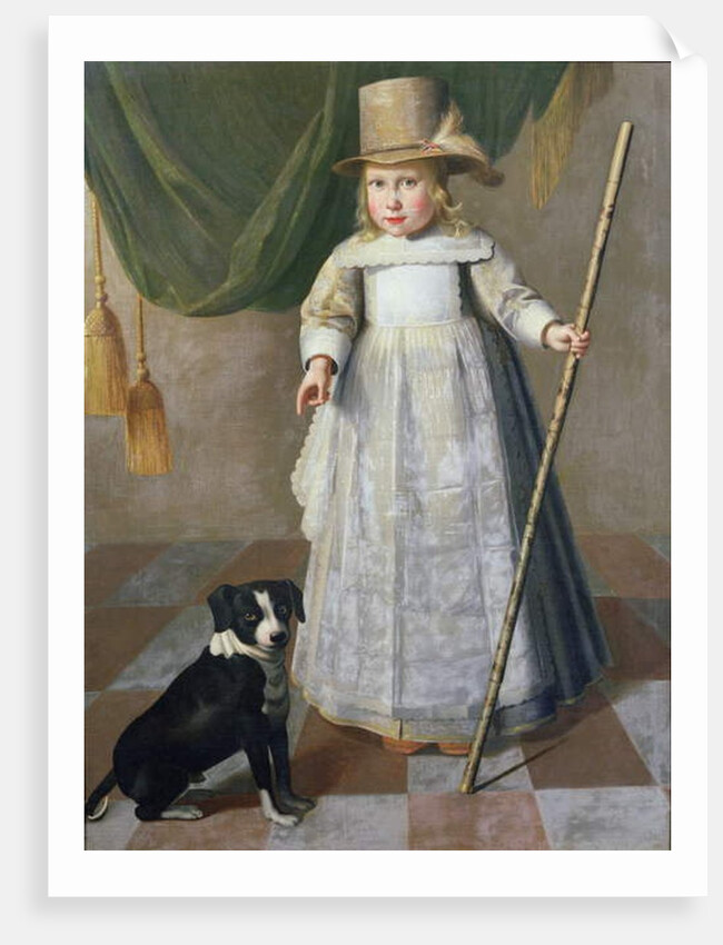 Child and Dog, Dordrecht by Dutch School