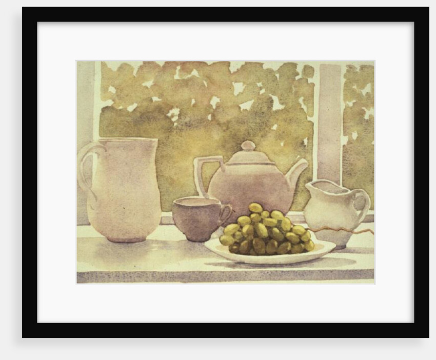 Still Life with Grapes by Lillian Delevoryas