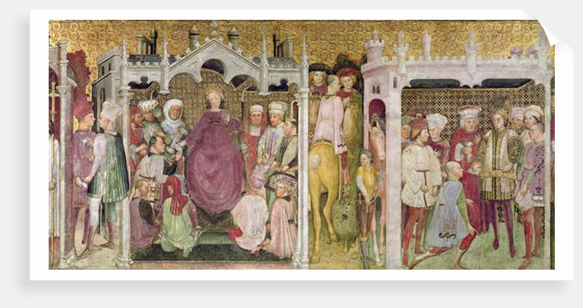 Queen Teodolinda enthroned by Zavattari Family