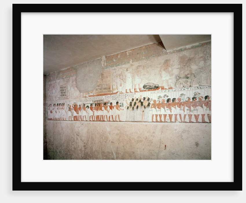 Interior of the Tomb of Ramose, New Kingdom, c.1360 BC by Egyptian 18th Dynasty