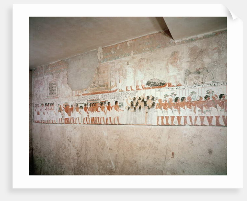 Interior of the Tomb of Ramose, New Kingdom, c.1360 BC by Egyptian 18th Dynasty