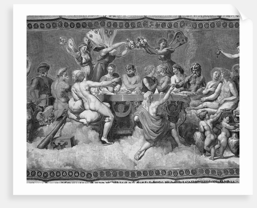 The Banquet of the Gods, ceiling painting of the Courtship and Marriage of Cupid and Psyche by Raphael