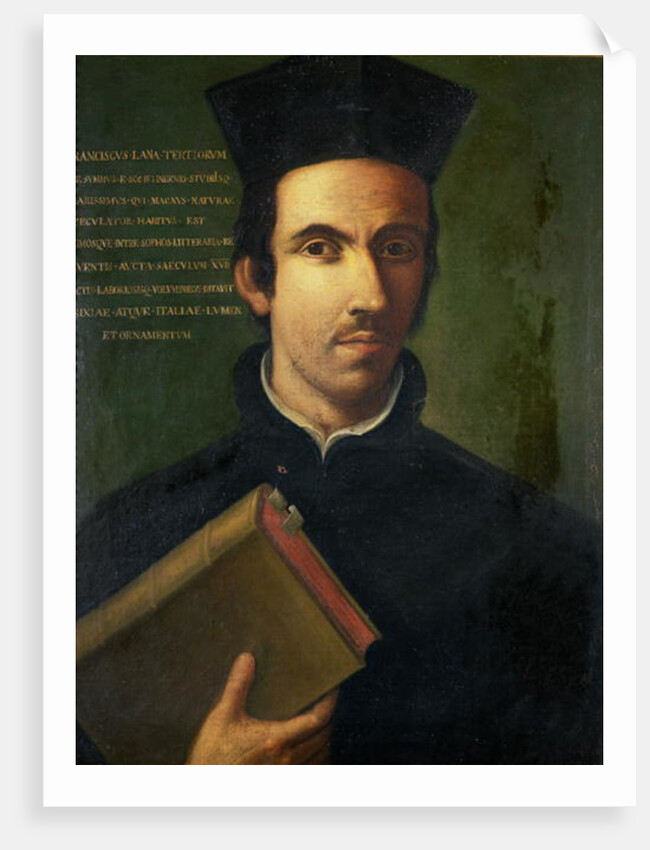 Portrait of Francesco Lana by School Italian