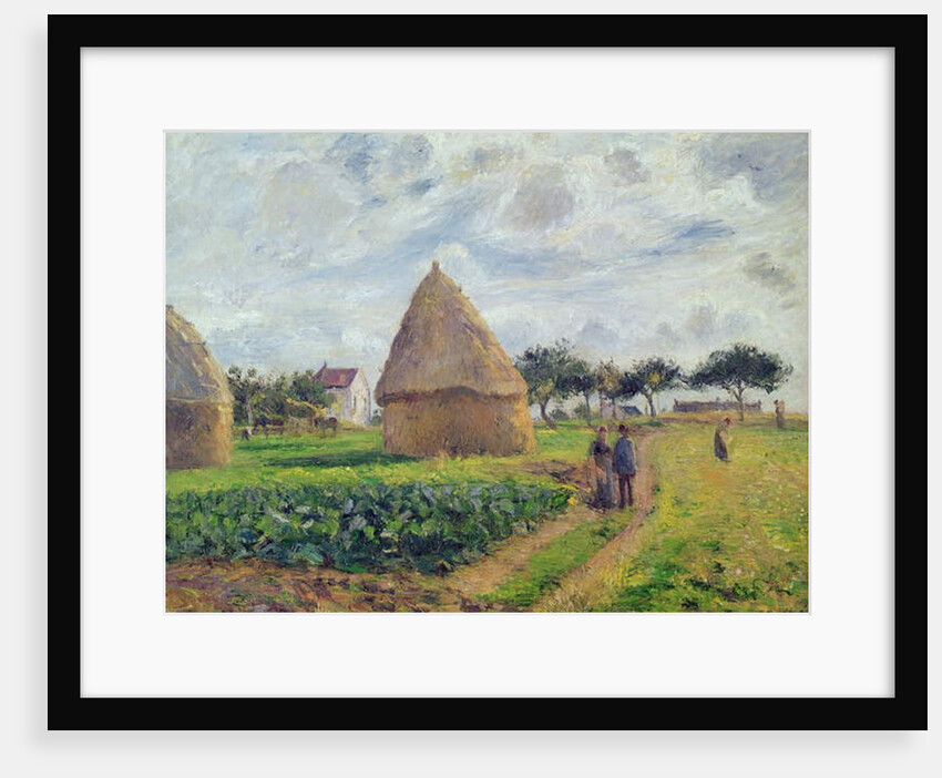 Haystacks by Camille Pissarro