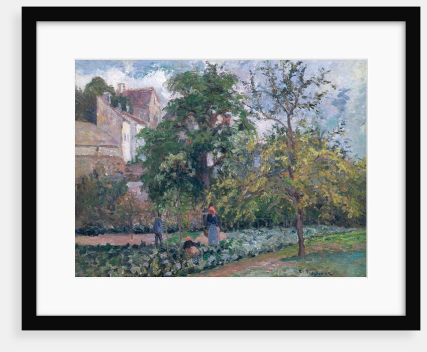 Orchard at Maubisson, Pontoise, 1876 by Camille Pissarro