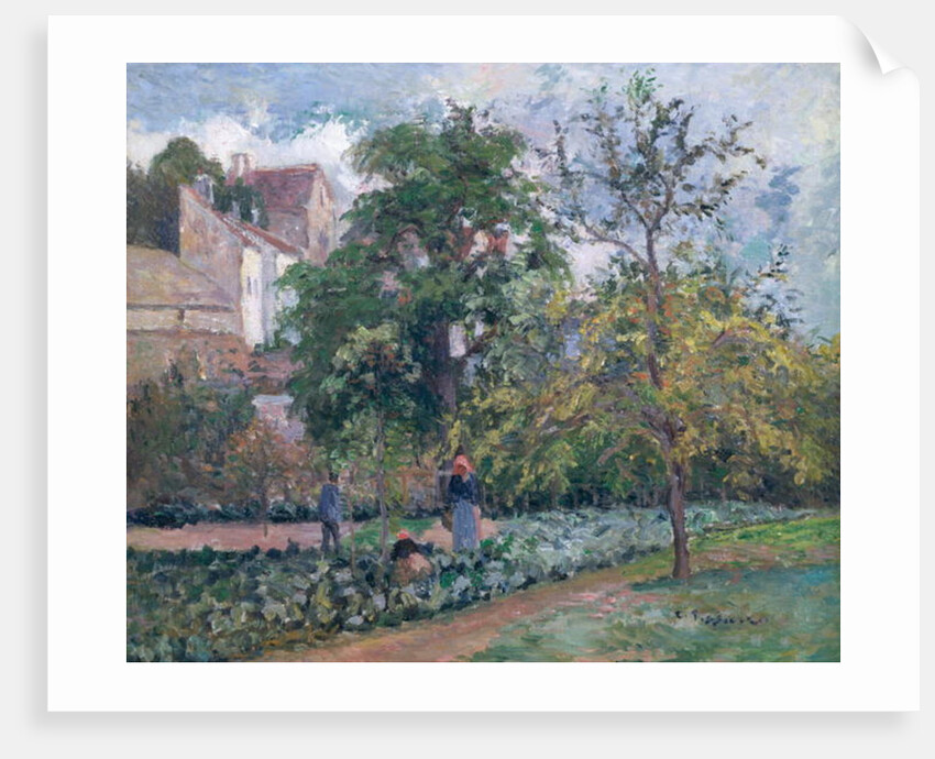 Orchard at Maubisson, Pontoise, 1876 by Camille Pissarro