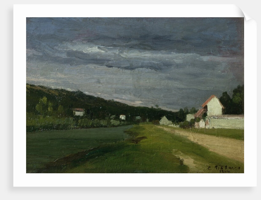 Landscape with Stormy Sky, 1864 by Camille Pissarro