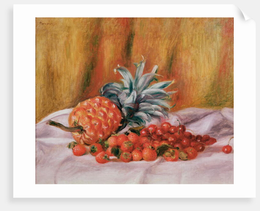 Strawberries and Pineapple, c.1895 by Pierre Auguste Renoir