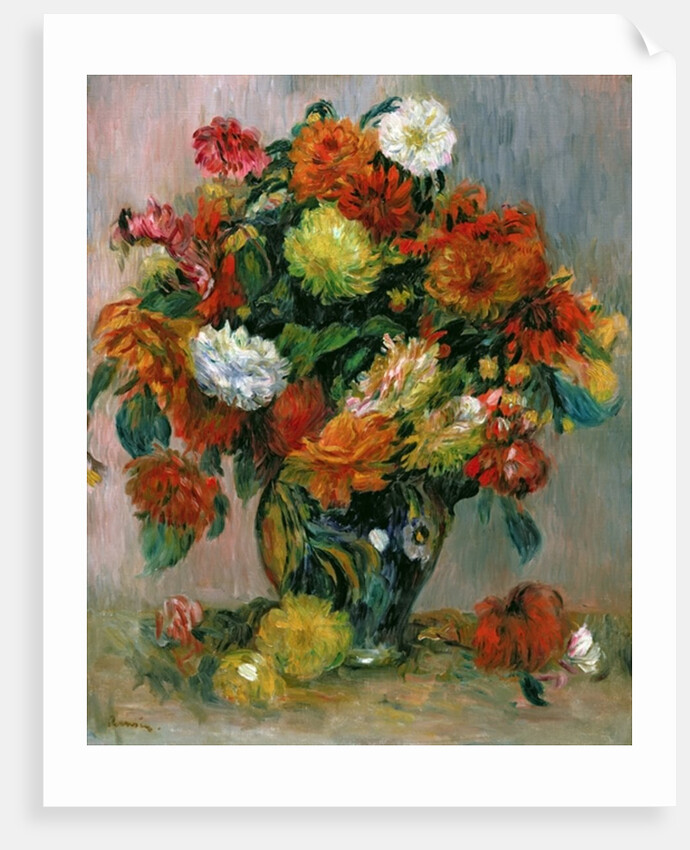 Vase of Flowers, c.1884 by Pierre Auguste Renoir