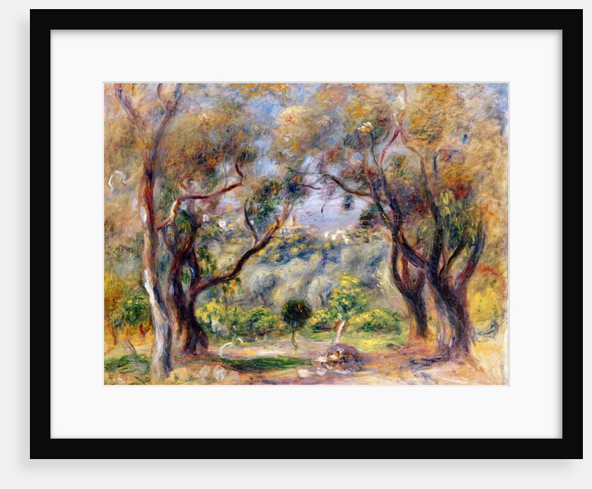 Landscape at Cagnes by Pierre Auguste Renoir