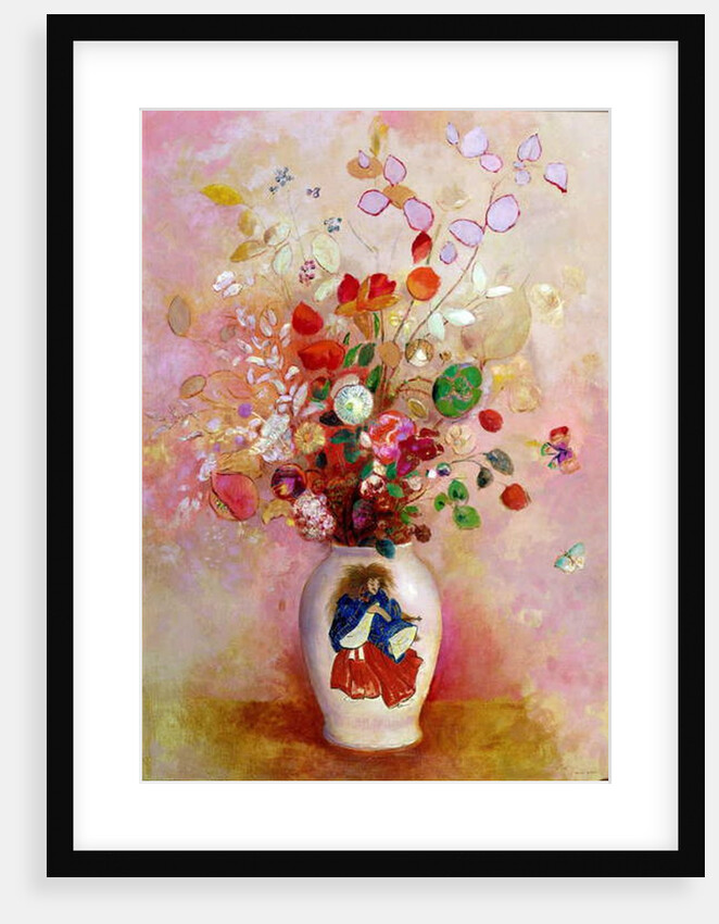 Bouquet of Flowers in a Japanese Vase, c.1905-08 by Odilon Redon