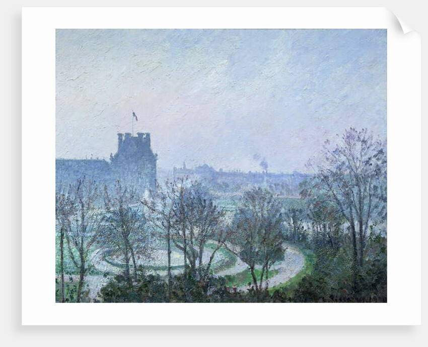 White Frost, Jardin des Tuileries, 1900 by Camille Pissarro
