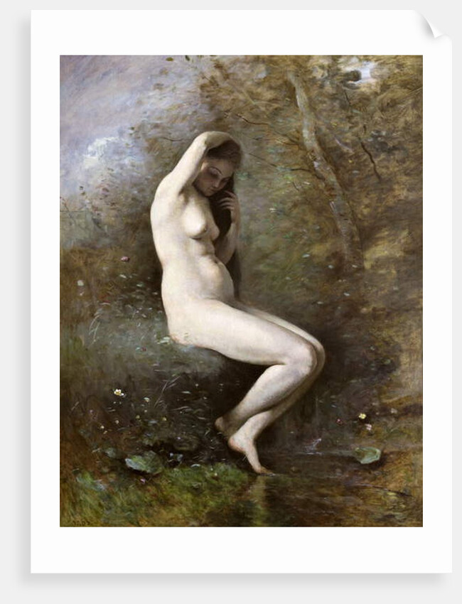 Venus Bathing, c.1873-74 by Jean Baptiste Camille Corot