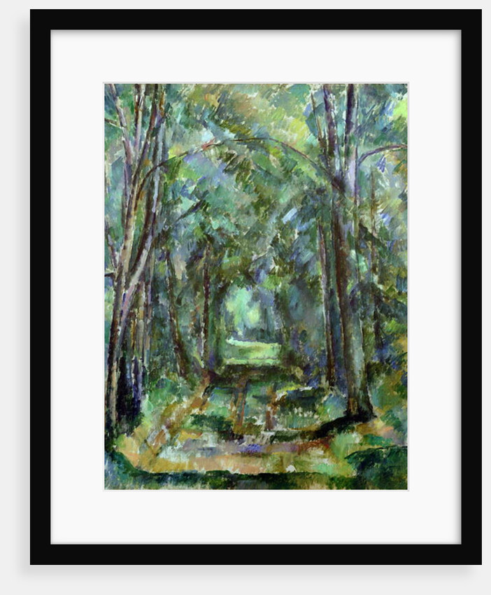 Avenue at Chantilly, 1888 by Paul Cezanne