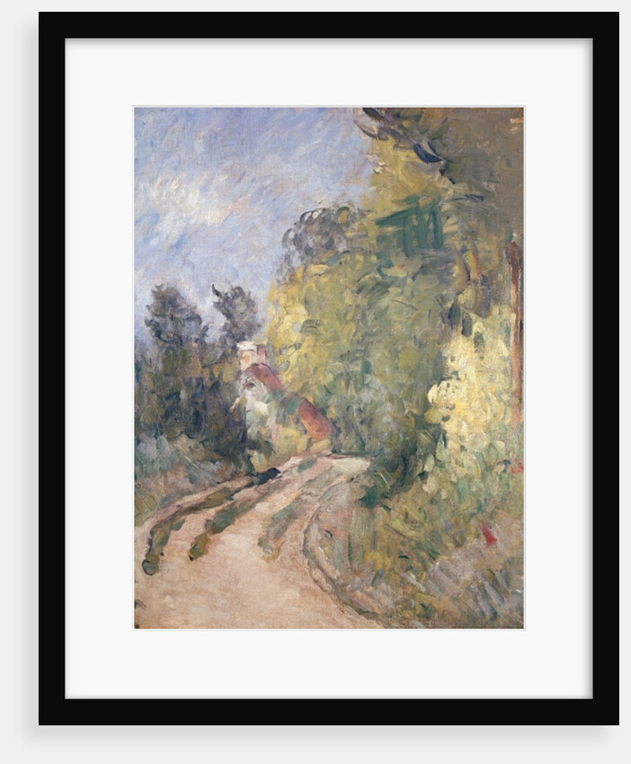 Road Turning under Trees, c.1873-75 by Paul Cezanne