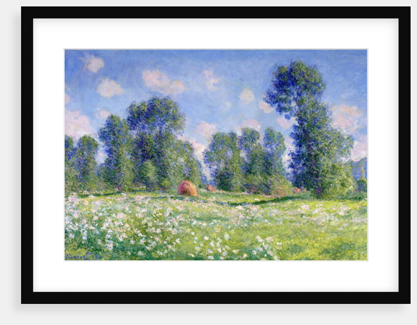 Effet du printemps, Giverny, 1890 by Claude Monet