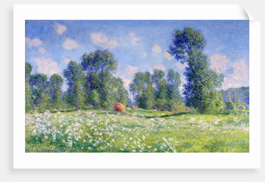 Effet du printemps, Giverny, 1890 by Claude Monet