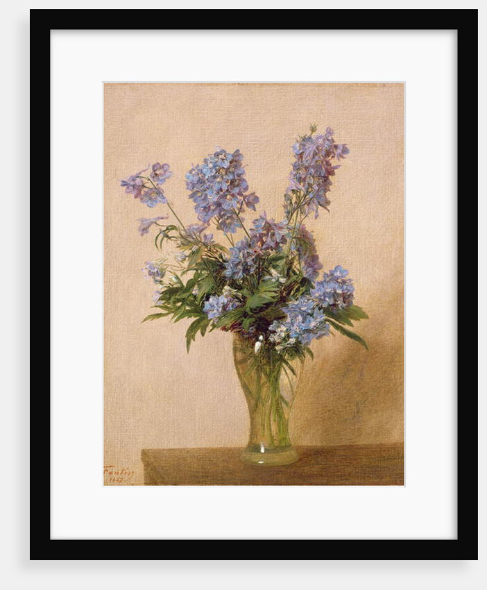 Vase of Columbines, 1887 by Ignace Henri Jean Fantin-Latour