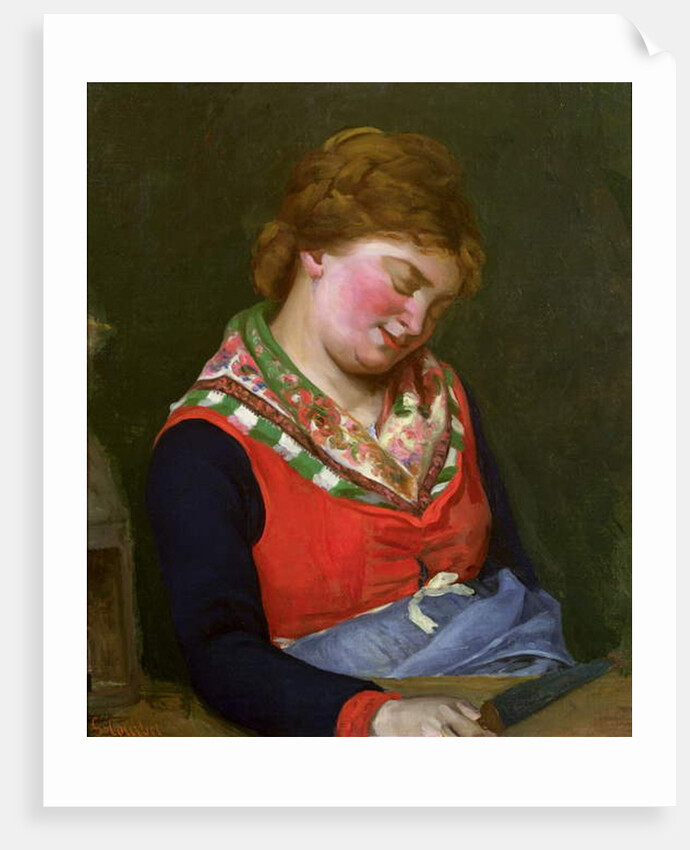 Peasant Woman Sleeping, 1853 by Gustave Courbet