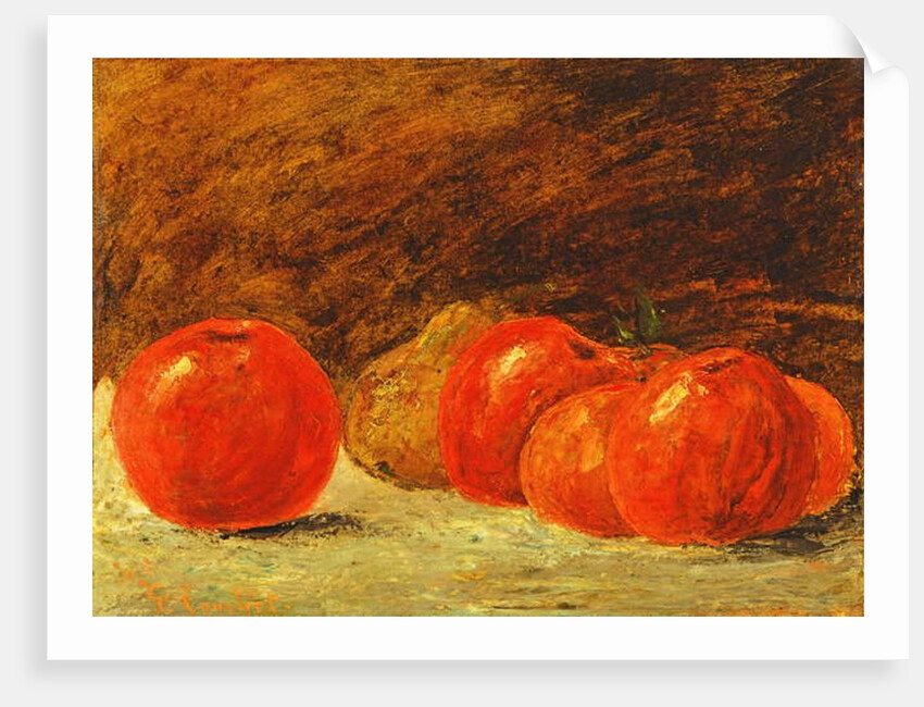 Still Life with Apples by Gustave Courbet