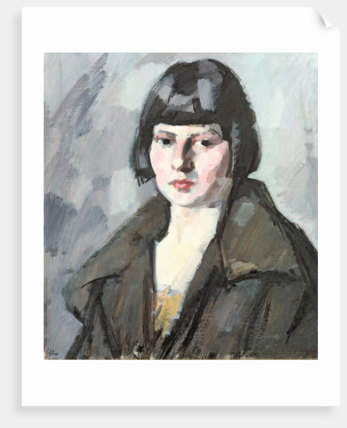 Head of a Young Girl, c.1920 by Samuel John Peploe
