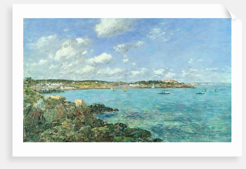 The Bay of Douarnenez, 1897 by Eugene Louis Boudin