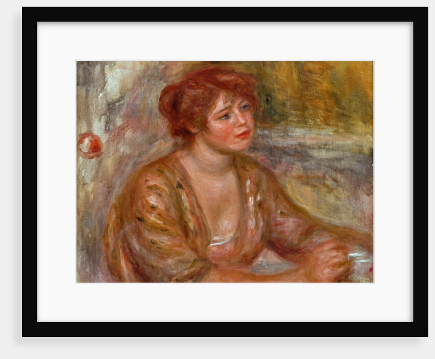 The Cup of Coffee, Portrait of Andree 1917 by Pierre Auguste Renoir