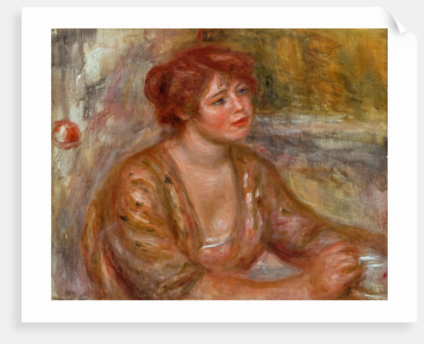 The Cup of Coffee, Portrait of Andree 1917 by Pierre Auguste Renoir