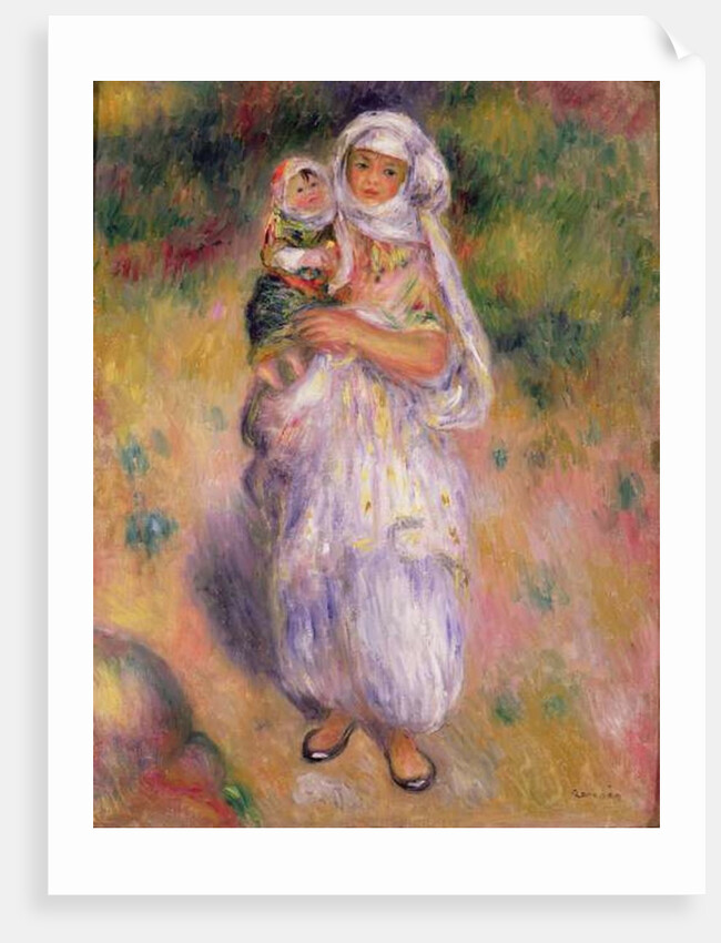 Algerian Woman and Child, 1882 by Pierre Auguste Renoir