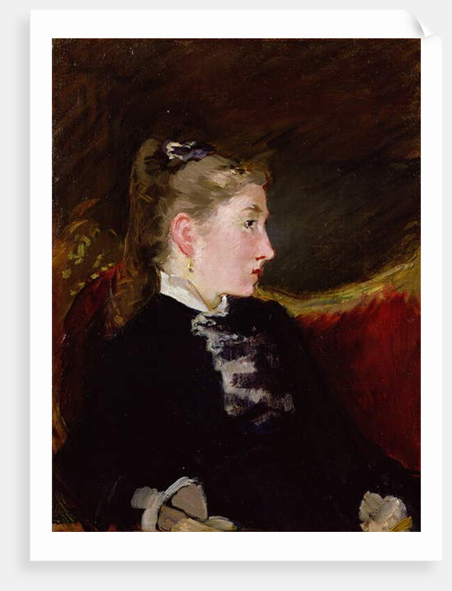 Profile of a Young Girl - Mlle. Ellen Andree, c.1860 by Edouard Manet