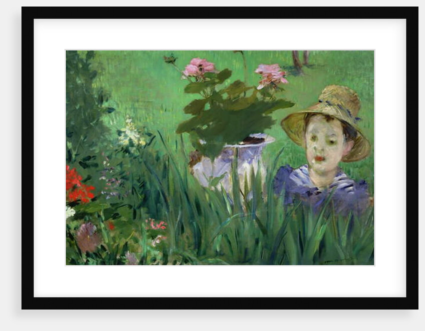 Child in the Flowers 1876 by Edouard Manet